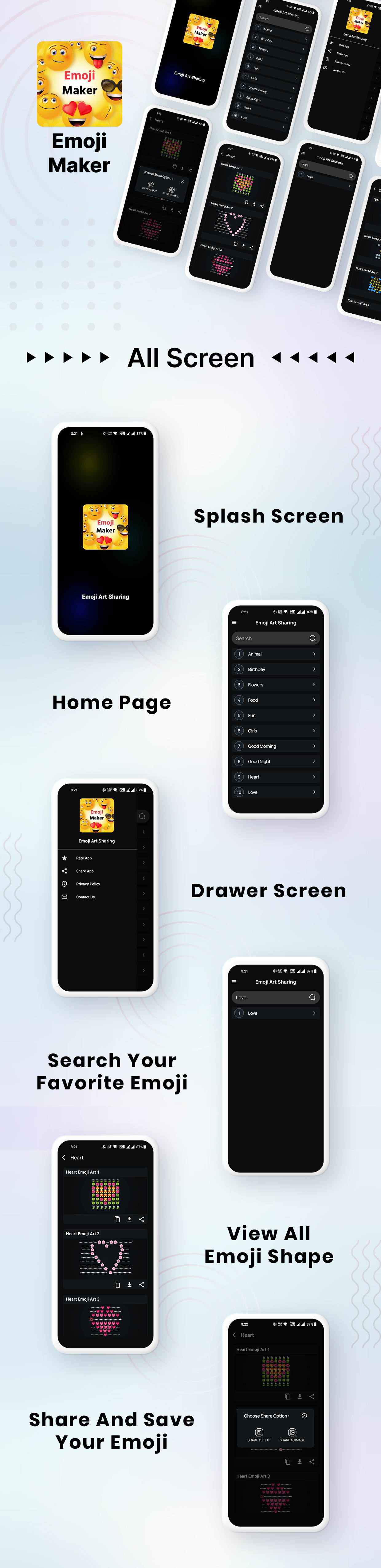 Emoji Maker | Emoji Creator | Android | Admob Ads