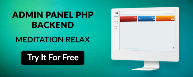 Meditation Relax Android App With PHP Admin Panel / Online Music App With PHP Admin Panel
